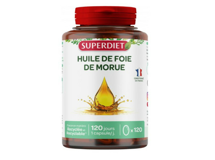 SUPERDIET HUILE FOIE MORUE BTE120