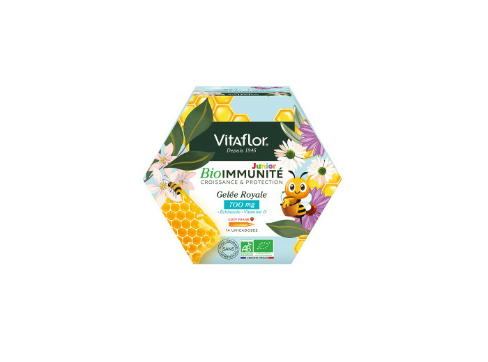 Gelee Royale Bio 14 Unicadoses Junior+ 700 mg Vitaflor