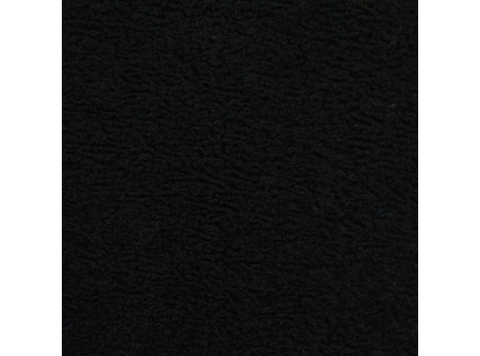 Tissu tout doux 100% polyester noir