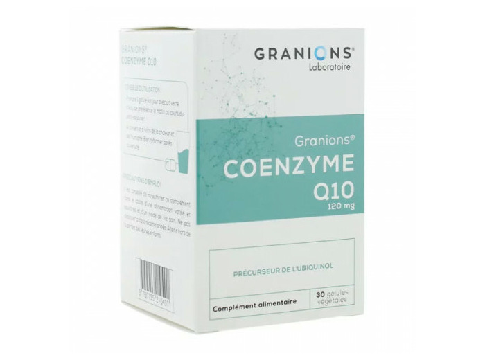 Coenzyme Q10 30 Gelules 120mg Granions