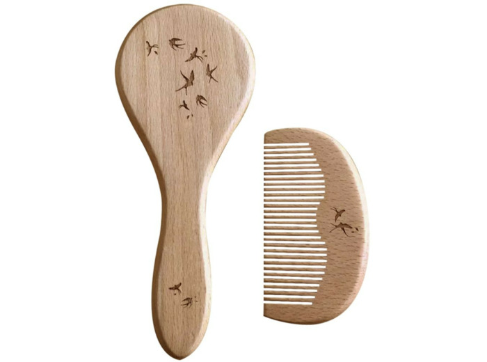 Set de brosse et peigne hirondelles