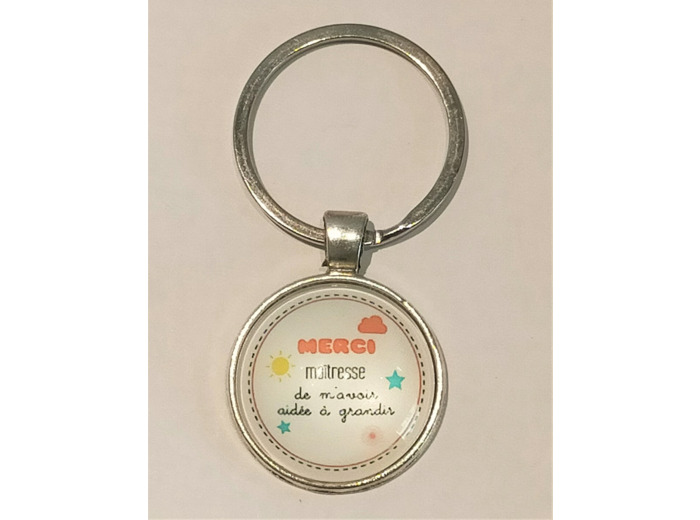 Porte-clés Merci maitresse