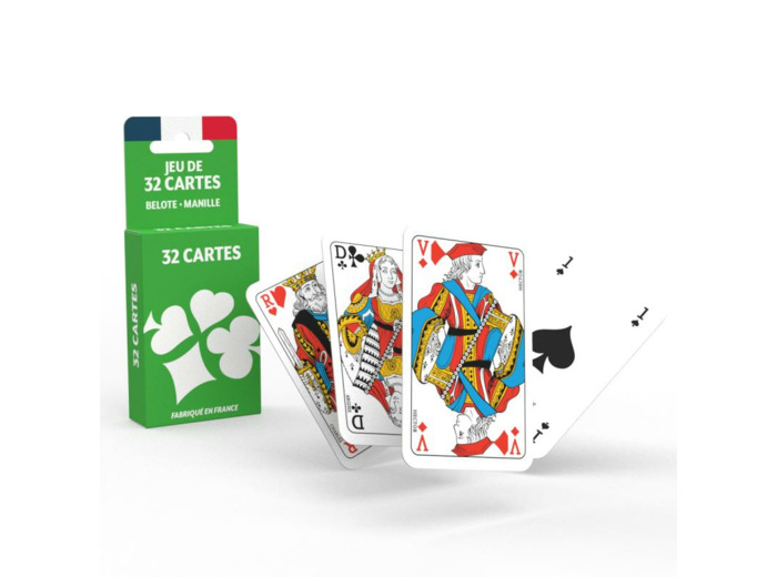 Jeu de cartes Basic 32 Cartes Ecopack