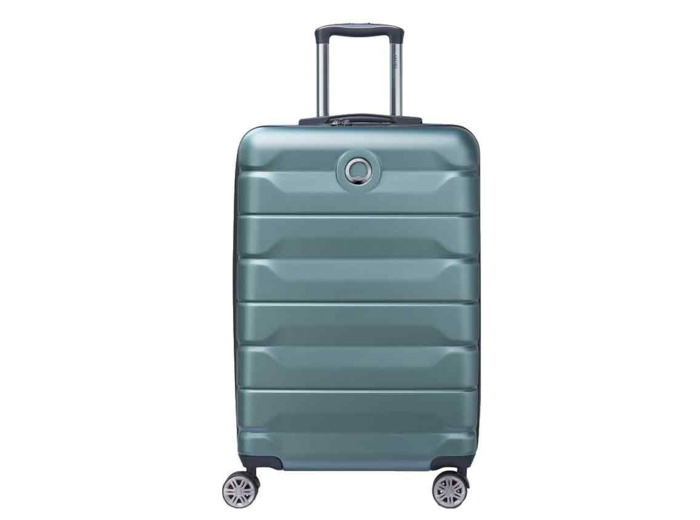 Delsey Air Armour Valise Soute M Extensible 4 Roues 68 CM combinaison TSA vert