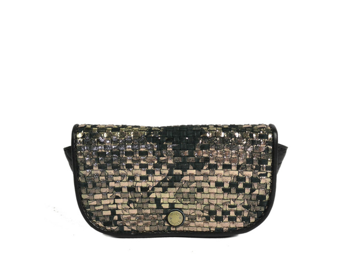 Mila Louise Etui a Lunettes Ossip W Tressé Noir Anthracite