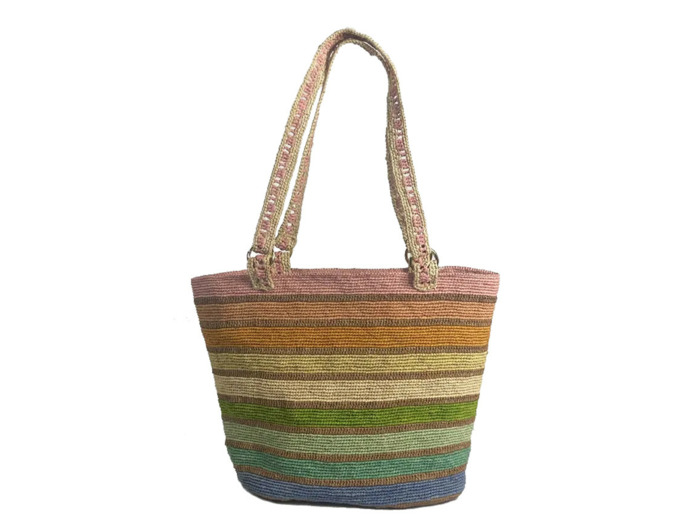 Palmynala Arc En Ciel Panier Cabas Multicolor