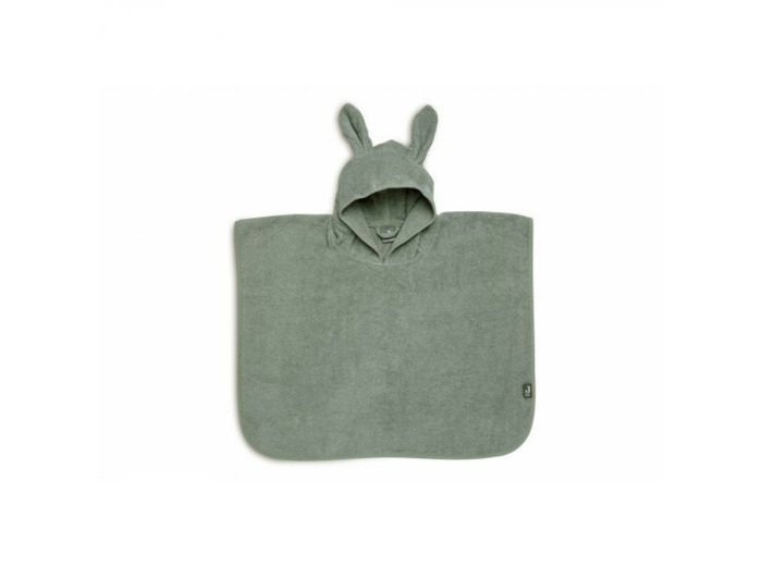 Poncho de Bain éponge Ash green