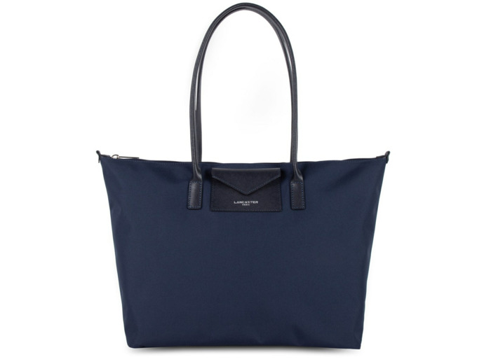 Lancaster Smart Kba Grand Sac Cabas Porté Épaule 516-31 Bleu Foncé