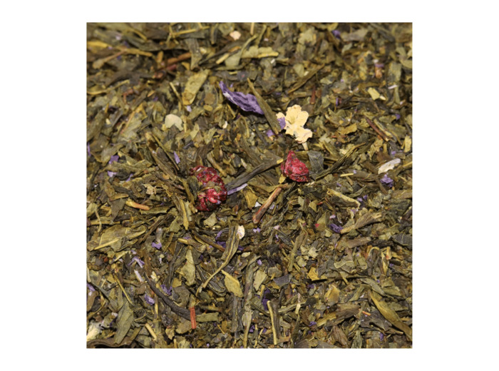 AU BORD DE LA GARONNE - Thé vert Violette - Framboise