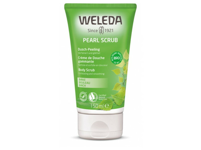 Pear-scrub Creme De Douche Gommante 150ml Bouleau Weleda