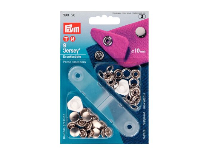 Boutons pression jersey  - 10 mm