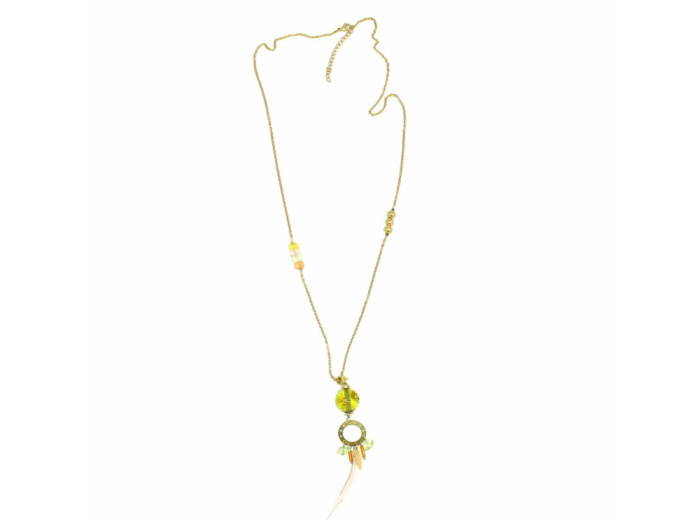 Collier plume ZESTE