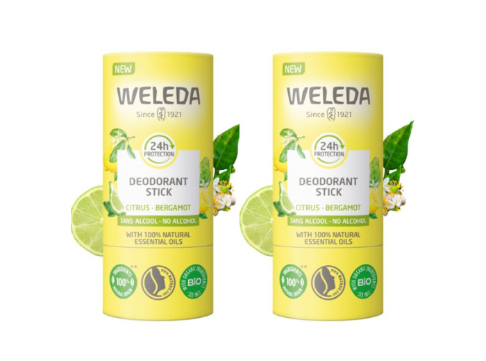 WELEDA DUO DEO STICK CITRUS 2X50G