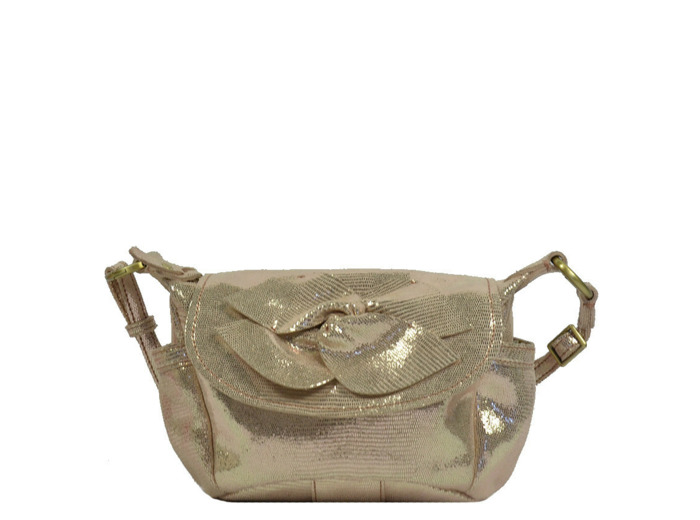 Mila Louise Bern Leaf Sac porté travers Rose