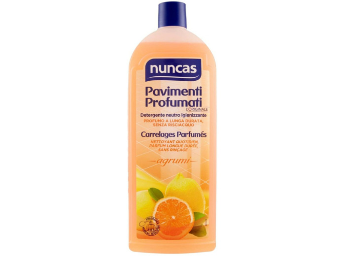 Nuncas Italia S.p.A. Nettoyant Désinfectant Universel pour Sols Profumo Di Agrumi Flacon 1 L