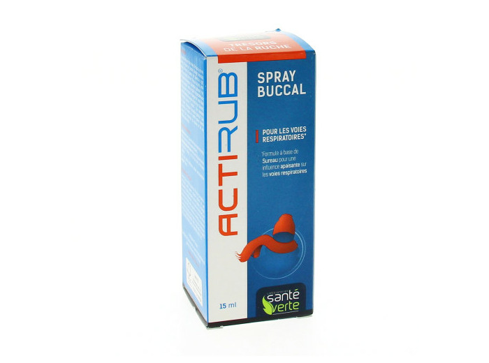 Spray Adoucit la gorge - Pin sylvestre et huile essentielle d'eucalyptus 15ml ActiRub Sante Verte