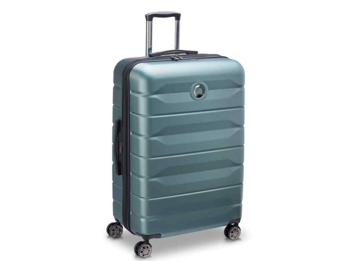 Delsey Air Armour Valise Soute L Extensible 4 Roues 77 CM combinaison TSA vert