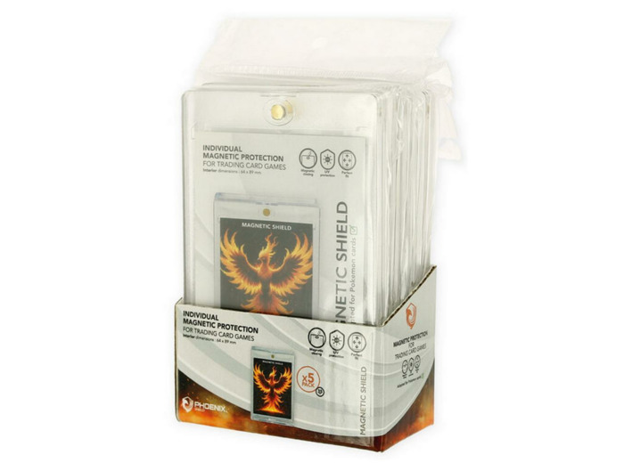 PHOENIX SHIELD - Lot 5 Protection acryl. magnétique pour carte
