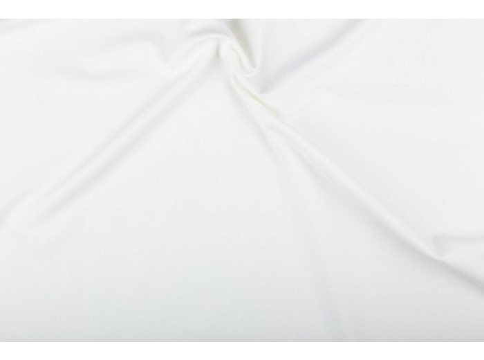 Tissu Gabardine stretch blanc