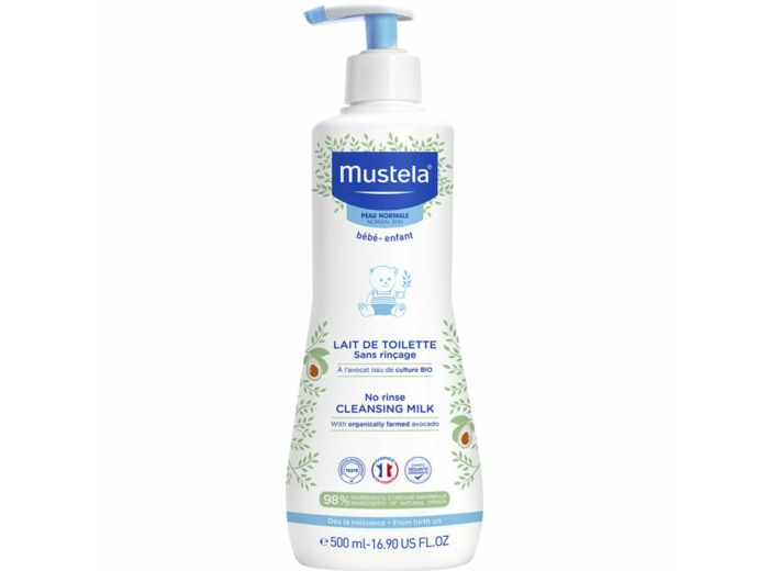MUSTELA LAIT TOILETTE SS RINCAGE FL500ML