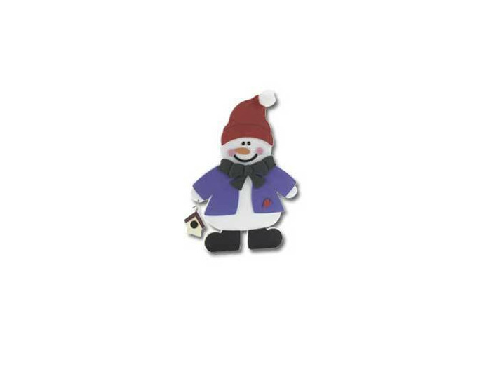 Kit foamies "Bonhomme de neige"