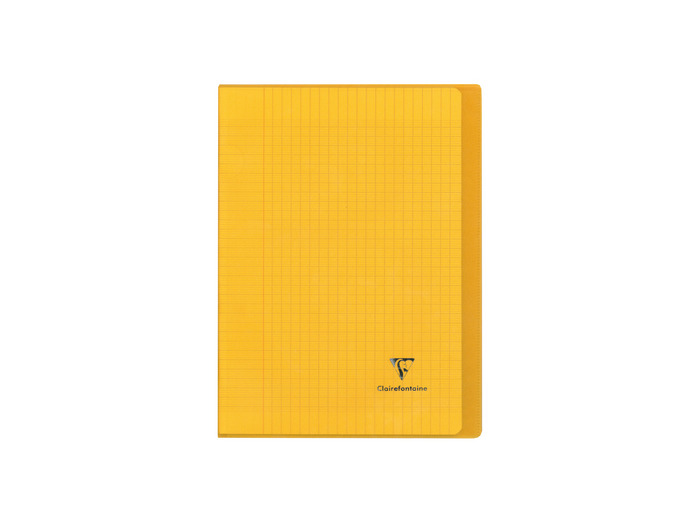 Cahier "Koverbook" - Polypro - 17x22 - 96 pages - Séyès - Jaune transparent
