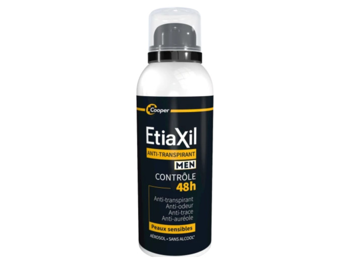 Spray 48h Sans Aluminium Homme 2x150ml Déodorant Etiaxil