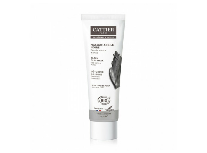 CATTIER MASQ ARGILE NOIRE 100ML