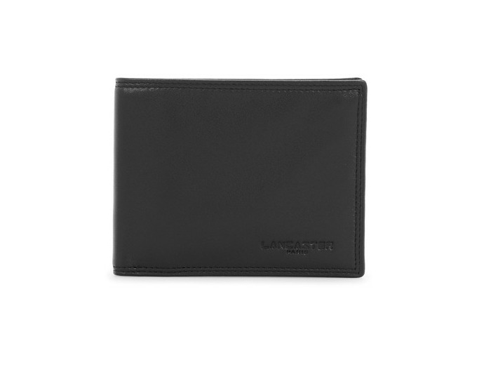 Lancaster Soft Vintage Homme Portefeuille 120-11 Noir