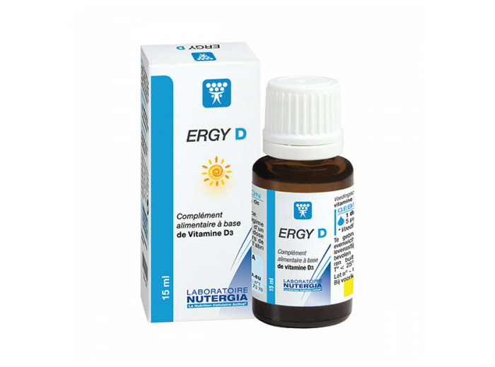 Ergy D Vitamine D3 200 UI 15ml Nutergia
