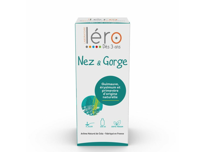 Sirop Nez Gorge Gout Cola 125ml Lero