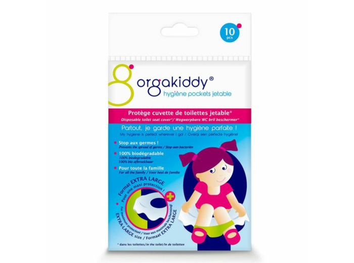Protege Cuvette De Toilettes Jetable Extra Large X10 Orgakiddy