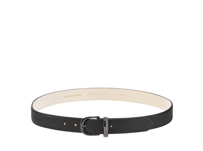Longchamp Roseau Ceinture Cuir TU Noir