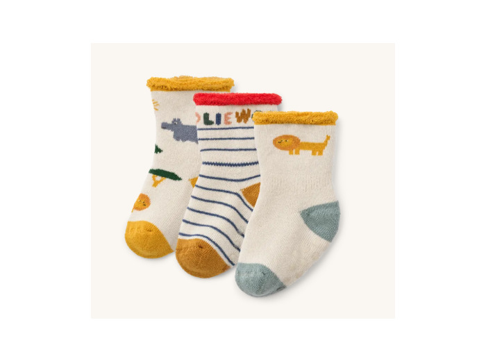 Chaussettes antidérapantes lot de 3