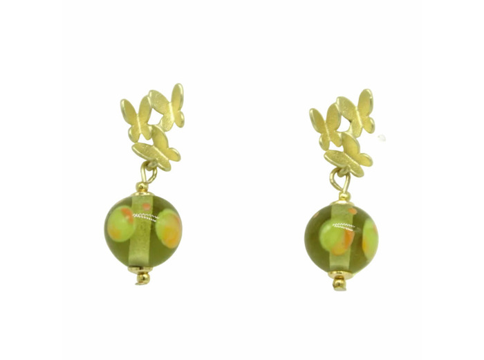 Boucles d'oreilles papillons ZESTE