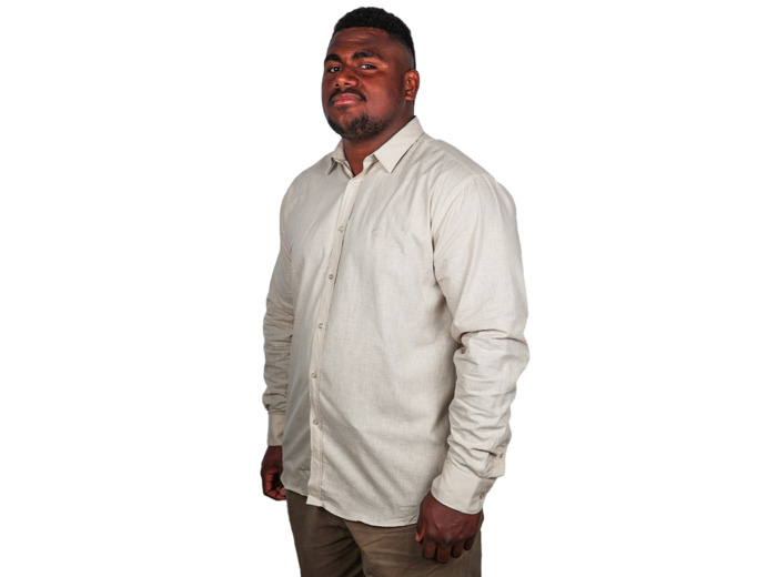 CHEMISE COTON BEIGE