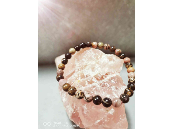 Bracelet Rhodonite 6mm olpa930