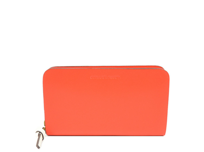Gérard Darel Tresor Le Portefeuille Wallet Rouge Blush Ecru