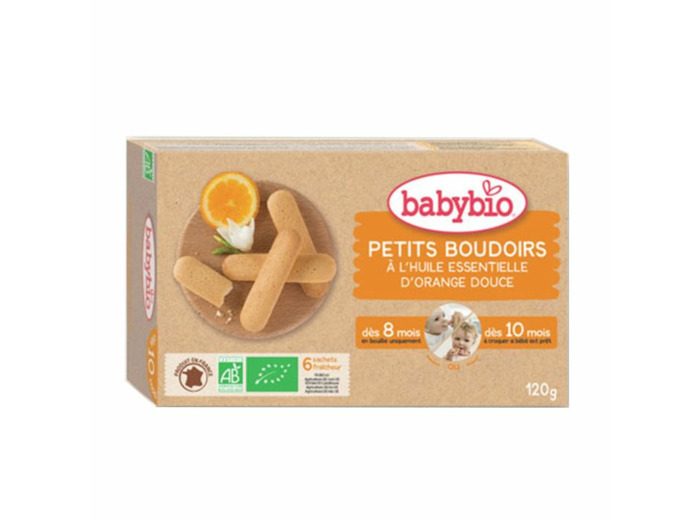 Boudoir A L'huile Essentielle D'orange Douce Bio 120g Babybio