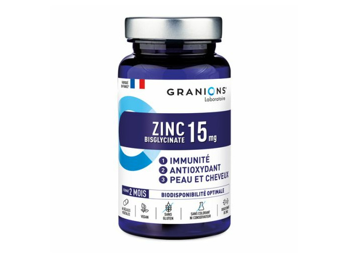 GRANIONS ZN 15MG GEL/60