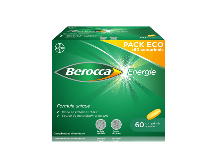 Energie 60 Comprimés Berocca Bayer