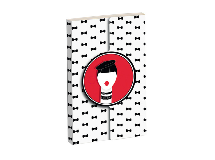 Carnet à fermeture magnétique "Chantal Thomass"