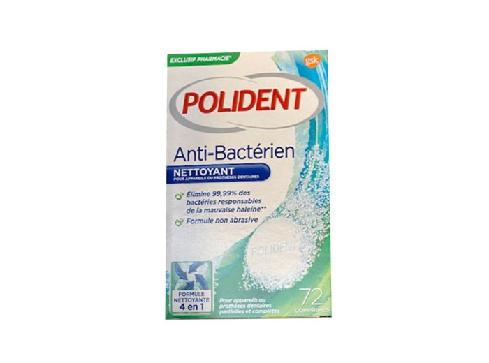POLIDENT NETTOY BACT 72