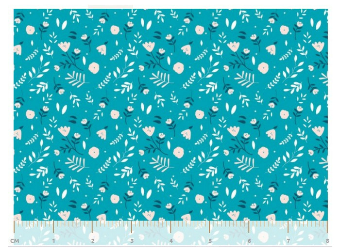 Tissu popeline Aladdin flowers Katia Fabrics