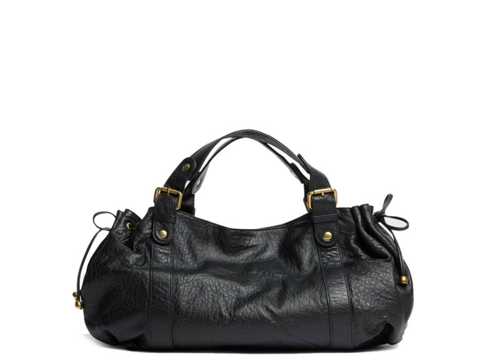 Gérard Darel Le 24 Heures Sac À Main Cuir Bubble Noir