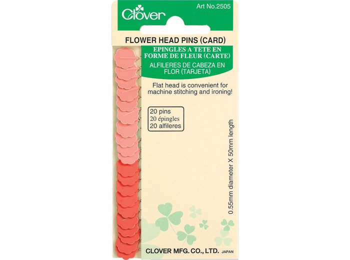 Épingles à tête en forme de fleur - Clover