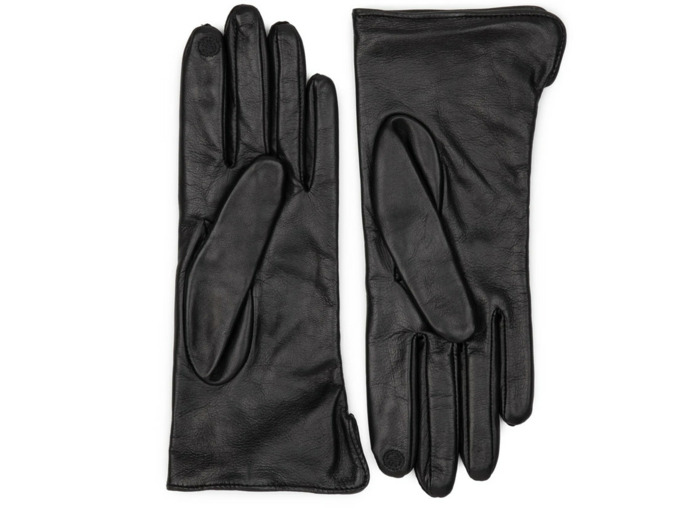 Lancaster Gants Femme Compatibles Écran Tactile 7.5 Noir