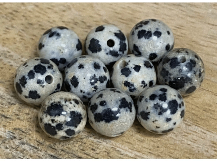 PERLE JASPE DALMATIEN