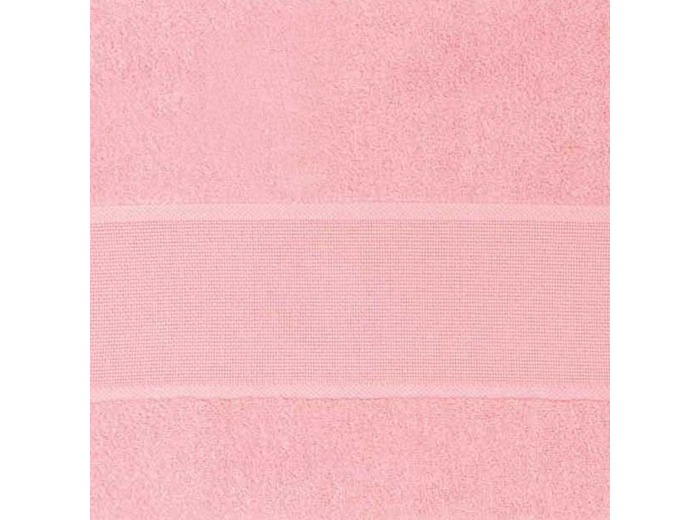 Serviette de toilette rose Rico