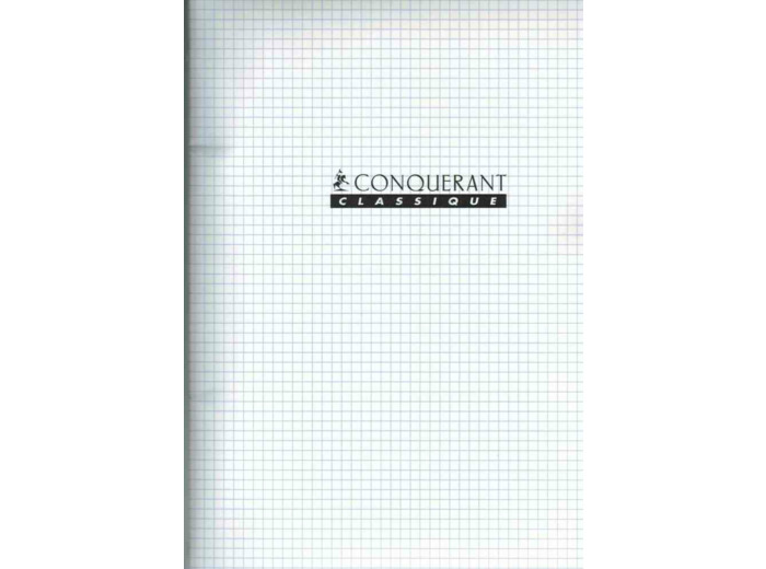 Cahier 24x32 - 96 pages - 5x5 - Polypro incolore